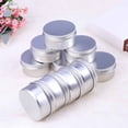 thumbnail image 3 of MasteelfCA 10Pcs Round Aluminum Storage Box Pasty Fluid Powder Solid Body Pill Aluminium Specimen Box (80g 68*35 Screw Thread), 3 of 9