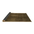 thumbnail image 2 of Ahgly Company Indoor Square Abstract Brown Modern Area Rugs, 7' Square, 2 of 4