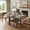 Gray, variant on Leumius Extendable Dining Table for 4-6,Round-to-Oval Kitchen Table with Built-In Flip-Up Extension Leaf,Wooden Kitchen Table with Stable H-Shaped Base and Storage Shelf,Gray