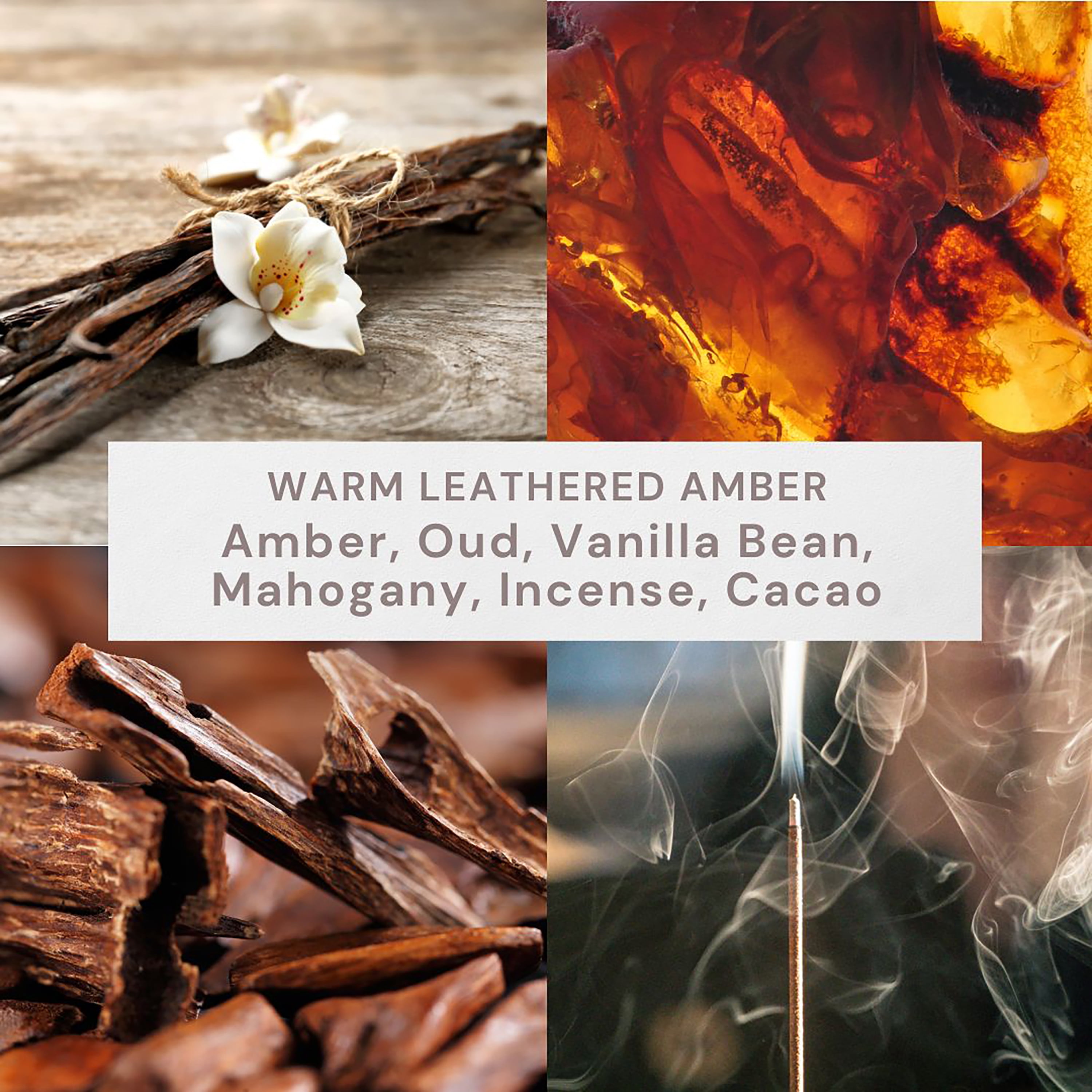 Bougie parfumée en pot ombré à 2 mèches à la cire de paraffine 12 oz Better Homes & Gardens, Cuir chaud et ambre Mélange de cire de paraffine