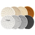 thumbnail image 5 of Ludlz 1 Set Coaster Absorbent Durable Scratch-resistant Placemat with Holder for Home Dining Table Decoration, 5 of 7