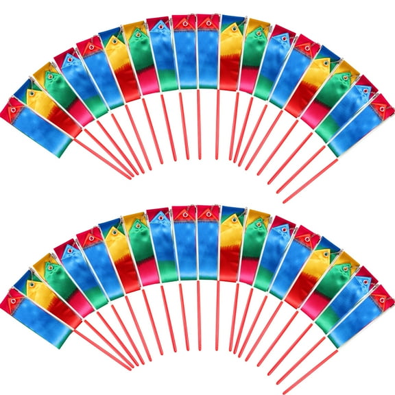 Threns 36 Pcs Ribbon Dancing Wand for Kids Colorful Dance Ribbon Streamer Easy Grip Dance Wand for Birthday Dancing Party Games Decorations Supplies