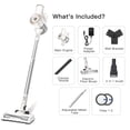 thumbnail image 3 of Cordless Stick Vacuum Cleaner Lightweight Upright for Carpet Hard Floor Pet Hair W200-W, 3 of 9