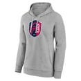 thumbnail image 2 of Women's Gray St. Louis City SC Official Logo Pullover Hoodie, 2 of 3