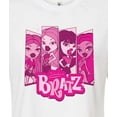 thumbnail image 3 of Bratz - Logo - Yasmin Cloe Jade Sasha - Junior's Cropped Tee, 3 of 5