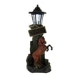 thumbnail image 1 of Stallion's Greeting Western Horse Welcome Statue Patio Garden LED Solar Lantern, 1 of 3