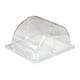 thumbnail image 5 of Cubierta para alimentos, carpa para alimentos, cúpula rectangular transparente, cubierta para exhibición de refrigerios, cubierta para repostería para 33cmx27cmx17cm, 5 of 9