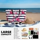 thumbnail image 5 of Easygdp Flamingos Bolsa de Viaje de Playa de Gran Capacidad, Bolsa Tote Perfecta para la Playa, Escapadas de Fin de Semana y Viajes, 5 of 7