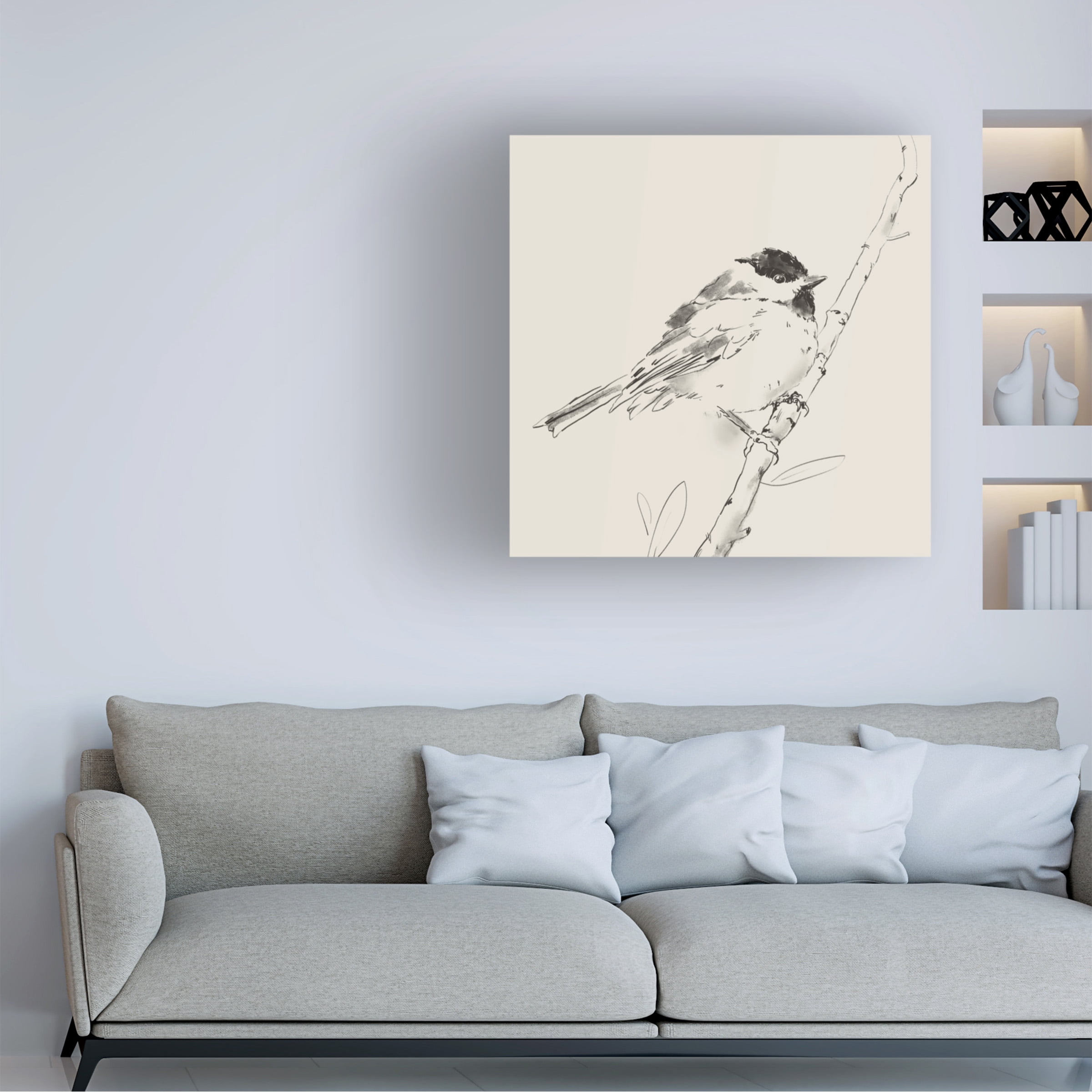 Jacob Green 'Black Capped Chickadee I' Canvas Art