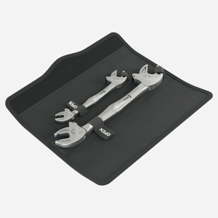 Wera Tools 6006 Joker 2 Set 1 Self-Setting Double Spanner, 2 Pieces