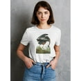thumbnail image 2 of Great Blue Heron. T-Shirt Women -John James Audubon Designs, Female Medium, 2 of 4