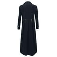 thumbnail image 3 of Men's Fashion Coat Jacket - Elegant Long Sleeve Buttoned Design for and Formal Events - Versatile Medium and Long Coat for Stylish, 3 of 7