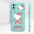 thumbnail image 1 of Liquid Silicone Case For Oppo Reno 9 8 7 7SE 6 5 4 4SE 3 Pro Plus 4G 5G Cover Anime Cute Hello Kitty Colour Fundas Cqoues Shell LXY, 1 of 7