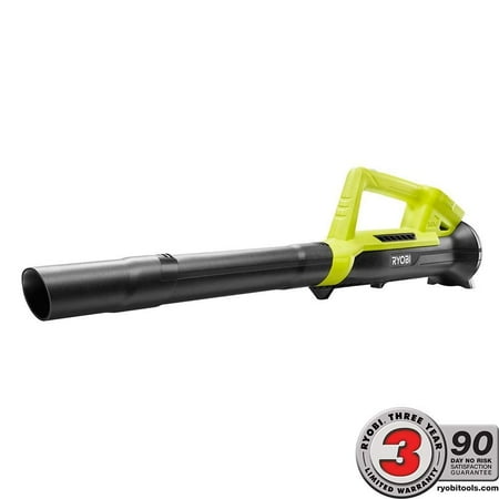Ryobi One+ 90 MPH 200 CFM 18-Volt Lithium-Ion Cordless Leaf Blower - 2.0 Ah Battery and Charger Included