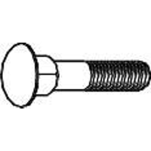 CARRIAGE SCREW 3/8" X 5", 50 PER PACK per 3 Pack