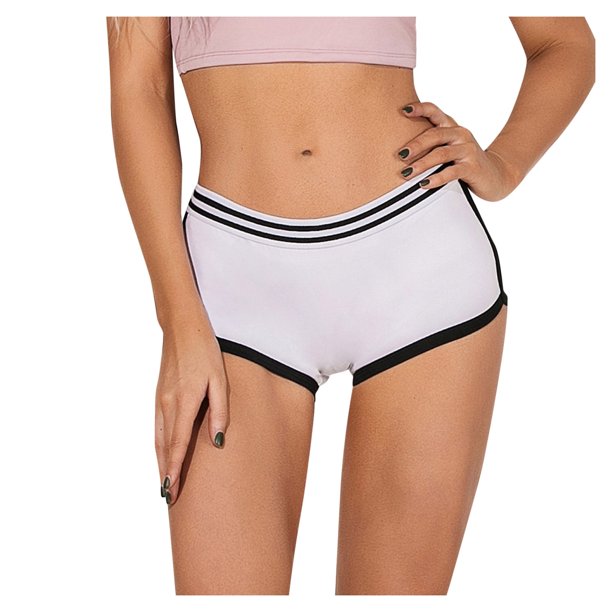 Gibobby Short Deportivo Pantalones cortos de yoga para mujer Moda Casual Leggings Strethcy Ropa Deporte Pantalones de yoga elásticos(Blanco, S)
