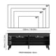 thumbnail image 3 of Mueble para TV Madesa Turim Hasta 65 pulgadas, 3 of 9
