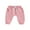 Pink, variant on Douhoow Baby Boy Girl Sweatpants 0-3Y Solid Color Drawstring Elastic Jogger Pants Fall Winter Trousers