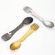 thumbnail image 4 of Bearachild Spork de acero inoxidable 5 en 1 cuchara llavero abrebotellas fruta comida vajilla utensilios de cocina cubiertos para utensilios de Cocina y Comedor Oro, 4 of 6