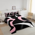 thumbnail image 3 of Erosebridal Geometric Stripe Comforter Sets Queen Size,Abstract Artwork Bedding Queen Comforter Set,Geometry Lines Decor,Reversible,Ultra Soft,3 Pieces, 3 of 7