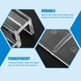 thumbnail image 4 of WRISTBIQUE 4Pcs Transparent Acrylic Fish Tank Cover Support Sturdy Aquarium Lid Bracket, 4 of 8