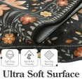 thumbnail image 6 of Lahome Decor Large 8'x10' Boho Floral Area Rugs for Living Room,Non Slip Rug with Bird Printed Machine Washable,Soft Indoor Low Pile Carpet for Bedroom Dining Room Playroom Office,Black, 6 of 9