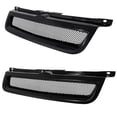 thumbnail image 7 of Spec-D Tuning Black Front Bumper Hood Grille w/ Aluminum Mesh No Badge Compatible with 1999-2004 Volkswagen VW Jetta Bora MK4, 7 of 7