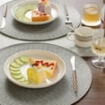 thumbnail image 3 of Knubmt Set of 4 Round Placemats 15 inch Heat Resistant Table Mats Non Slip Washable Place Mats for Dining Table, 3 of 6