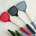 thumbnail image 4 of Kitchen Spatula Heat Resistant Silicone Grip Non Stick Long Handle Cooking Spatula - Style 2 - Green, 4 of 7