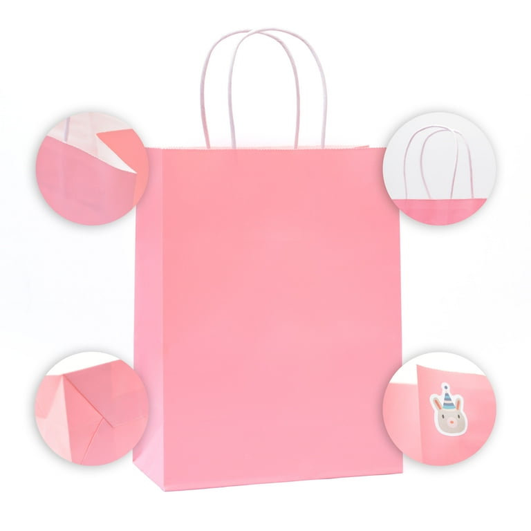 Pink paper bags bulk new arrivals