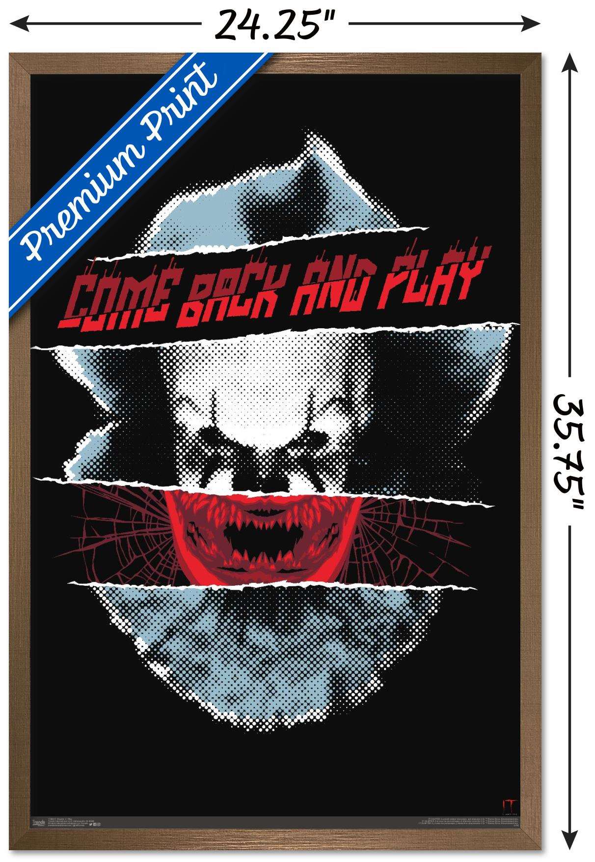 IT: Chapter 2 - Play Wall Poster, 22.375" x 34", Framed