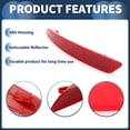 thumbnail image 4 of Reflector de parachoques No.BS71515C0BD para FORD FIESTA 2015 2016 2017 2018 2019 Rojo 1pc Trasero Izquierdo, 4 of 7
