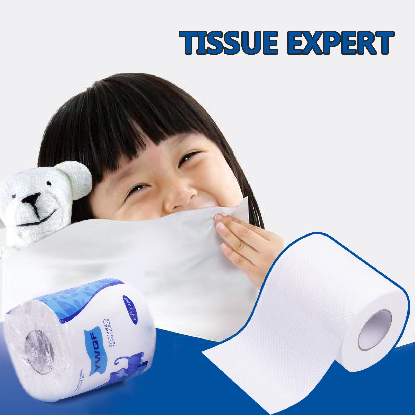 Hollow Replacement Roll Paper Print Interesting Toilet Paper Table