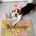thumbnail image 5 of Easter Welcome Coir Doormat, 18x30 Inch Colorful Easter Egg Pattern Front Door Mat, Non-Slip Outdoor Indoor Entryway Rug for Spring Holiday, Porch, Patio, and Home Decor, 5 of 8