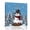 Blue, White, variant on Canvas Wall Art, Red Snowman Christmas Framed Canvas Prints for Living Room Bedroom, Xmas Pinecone Tree Snowflake Gallery Wrapped Wall Decor for Home Office, Gifts, 12"x16" Ship Next Day