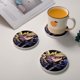 thumbnail image 2 of Posavasos de tierra de diatomeas absorbente YuGiOh, el aislamiento antideslizante de tierra de diatomeas sin olor protege la superficie de la mesa contra daños Talla única, 2 of 7