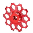 thumbnail image 1 of Guide Wheel Aluminum Alloy, Smooth Rotation Lightweight 10T Guide Wheel  Corrosion Resistant Rust Resistant with Reducing Sleeve for Cycling, 1 of 7