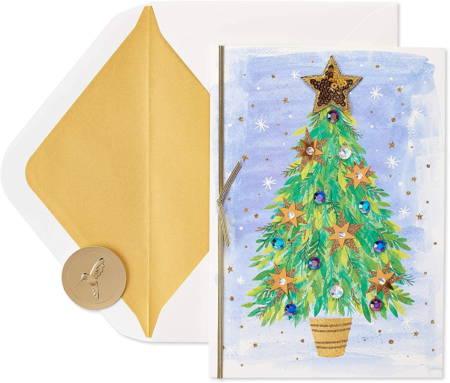 Papyrus Christmas Card (Wishing You and Yours a Merry Christmas)