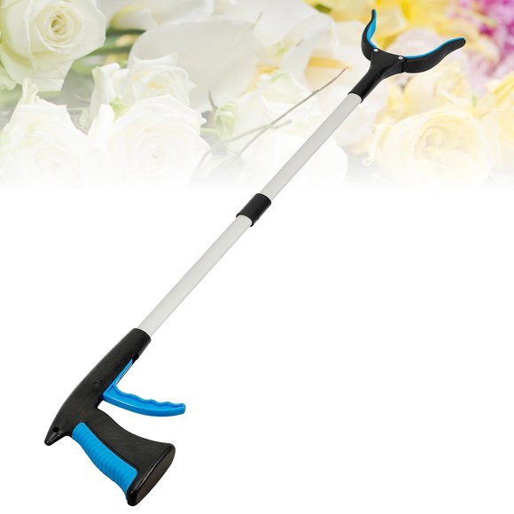 HINTRMENT Foldable Trash Picker for Home Use Assorted Color MultiPurpose Grabber Tool with High Strength Clamp