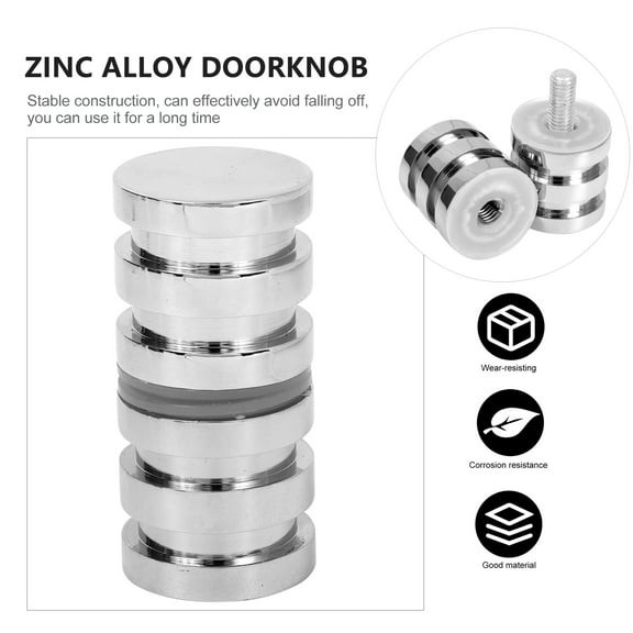 MLINS Bathroom Door Knob Zinc Alloy Door Knob Simple Hand Knob for Glass Door