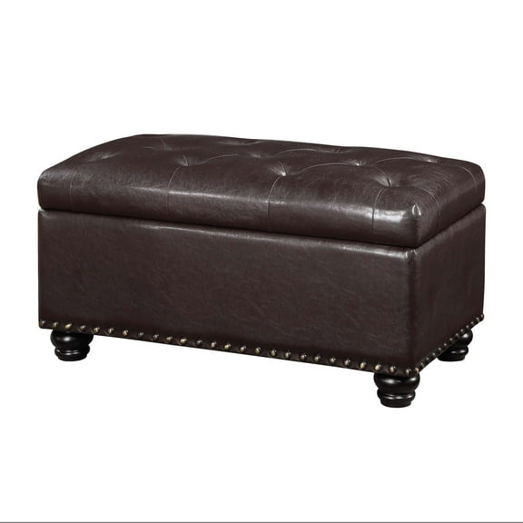 Convenience Concepts Designs4Comfort 7th Avenue Storage Ottoman Bench