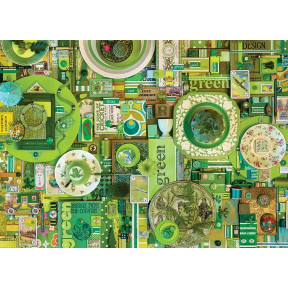 Jigsaw Puzzle 1000 Pieces 26.625"X19.25"-Rainbow Project - Green