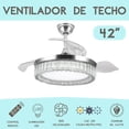 thumbnail image 4 of Ventilador De Techo 42 Pulgadas 6 Velocidades Iluminación Led Luz Fría-cálida-neutra Control Remoto, 4 of 4