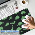 thumbnail image 4 of Long Mouse Pads for Desk,Black Cartoon Dinosaurs Pattern Desk Mats on Top Of Desks, Desk Mouse Pad Extra Large with 3mm Non-Slip Base and Stitched Edge for Gaming,Office,Work,Home 35.4"x15.7", 4 of 6