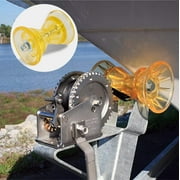 Five Oceans Marine Boat Trailer Yellow Bow Roller Poly, 3-Inch - FO2457