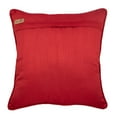 thumbnail image 3 of Pillow Cover, Red Decorative Pillow Covers 16x16 inch (40x40 cm), Jacquard Accent Pillow Covers, Striped, Modern Pillow Covers For Couch - Stripe My Life, 3 of 3