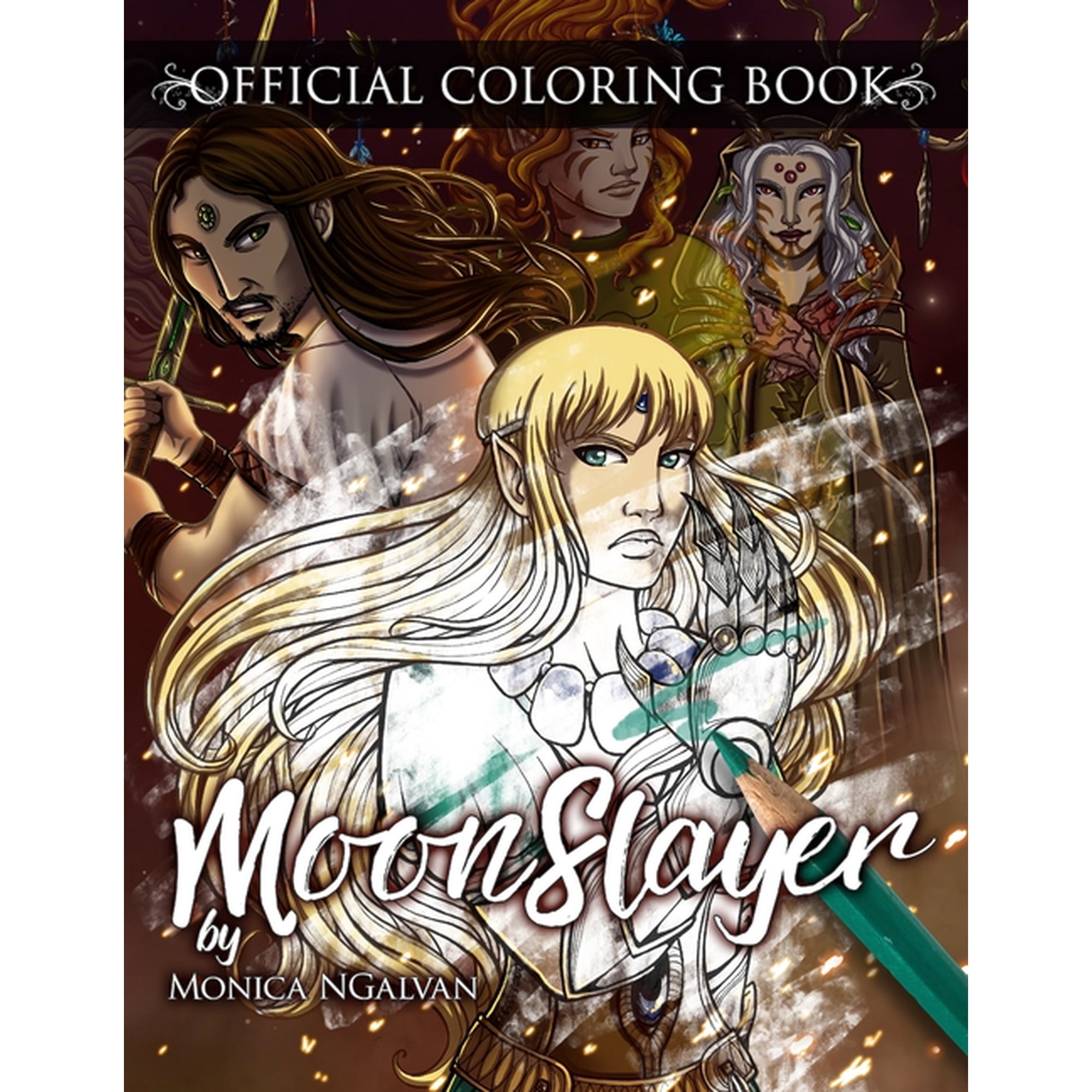 Moonslayer MoonSlayer: Official Coloring Book (Paperback)
