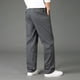 thumbnail image 4 of Pantalones holgados de algodón de talla grande para hombre, de estilo informal y moderno, con diseño frenulum, para uso diario y laboral, 4 of 8