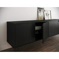 thumbnail image 4 of Nexera Slim TV Stand with 4 Doors for TVs up to 80 in., Black, 4 of 6