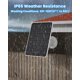 thumbnail image 4 of Cargador de panel solar compatible con cámara Arlo Essential 2K para exteriores (2.ª generación)/Essential XL (2.ª generación)/foco Essential, panel solar de 5 W con cable micro USB-C impermeable IP65, 4 of 5